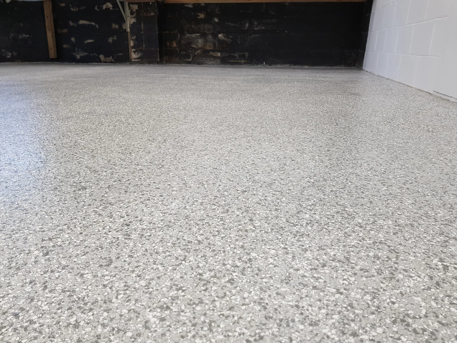 Completed Sparta-Flake garage floor